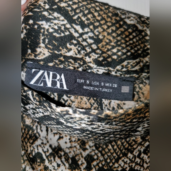 ZARA Snake Python Skirt - Picture 3 of 4